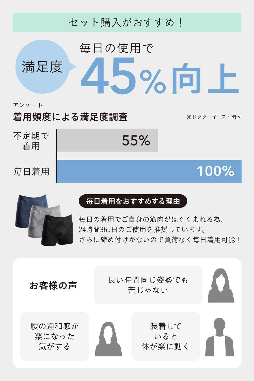 DERIT TECH(デリットテック)機能性パンツ(男性用)MIKUMU NAVY LL