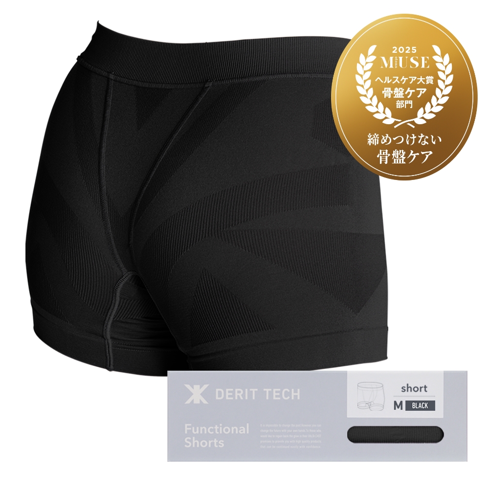 DERIT TECH（デリットテック）機能性ショーツ（女性用）ブラック M