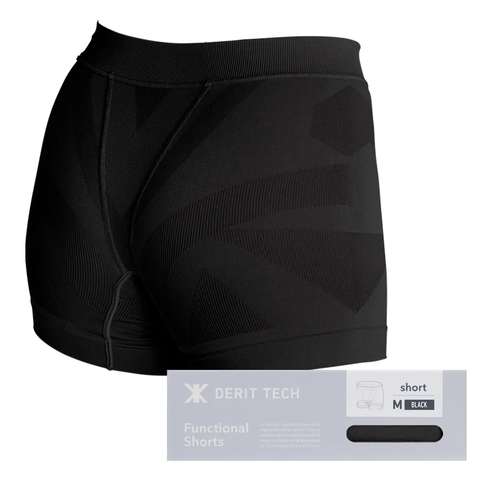 女性用 DERIT TECH（デリットテック）機能性ショーツ ブラック（単品）