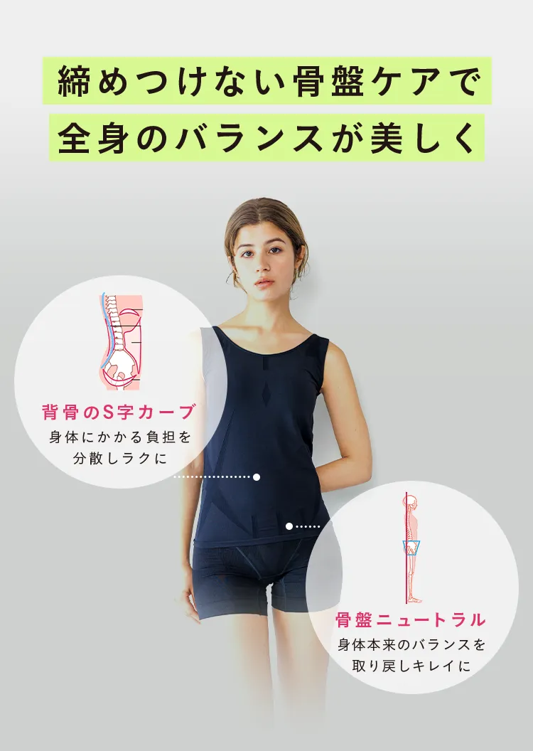 骨盤がととのうと全身のバランスが美しく