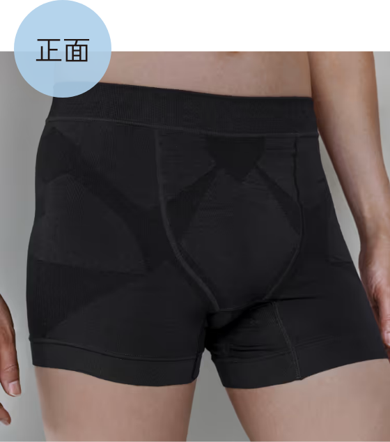 正面の筋肉アプローチ図